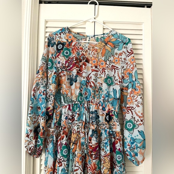 JODIFL Floral Multicolor Mini Dress - Picture 3 of 5